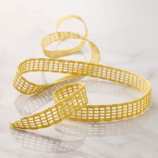 5/8" x 5yd. Crochet Net Ribbon by Celebrate It® Classic